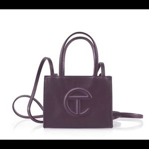 BNIB Telfar Global Small Shopper in Eggplant Purple